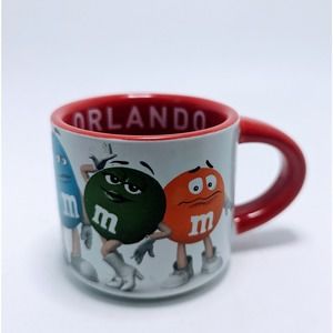 M&M's World Espresso Cup Coffee Mug Shot Glass Mars All Colors